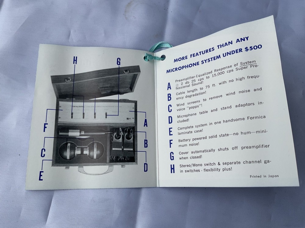 NOS Vintage REALISTIC PRO - 200 MICROPHONE SYSTEM FULLY TESTED