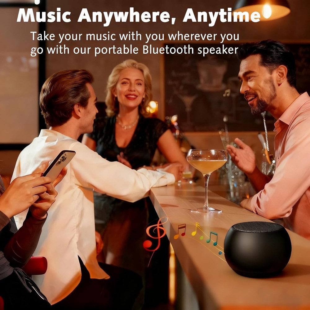 Portable Mini Bluetooth Speaker, Small Wireless Speaker Bluetooth 5.3 with Stere