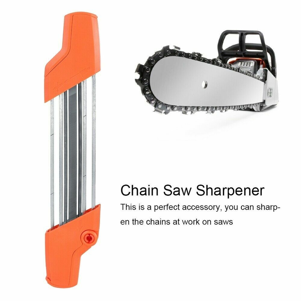 2IN1 Chainsaw Chain Quick Sharpener Metal File 3/8" 4.0mm For STIHL 56057504303