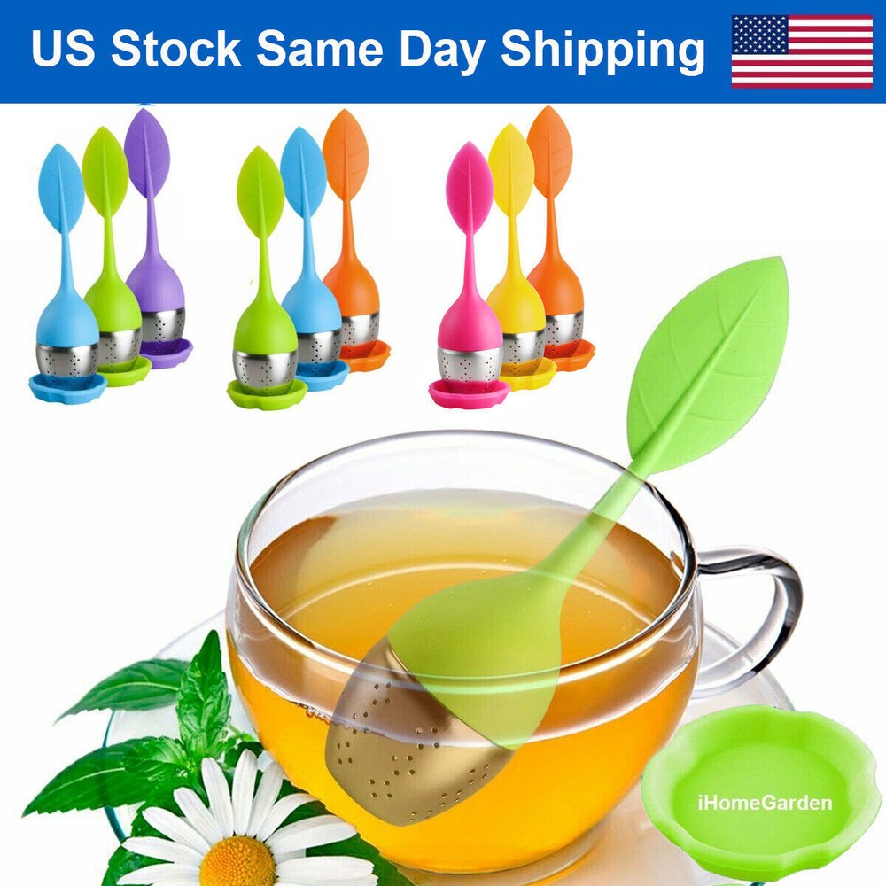 Silicone Tea Infuser Strainer Loose Tea Steeper and Herbal Spice Infuser Tool