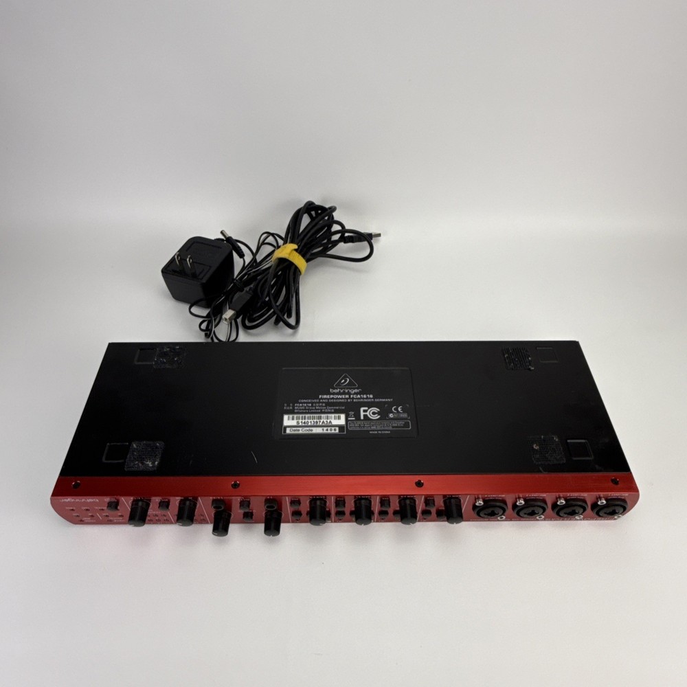 Behringer FCA1616 FireWire/USB Audio/ADAT/MIDI Interface with Cables