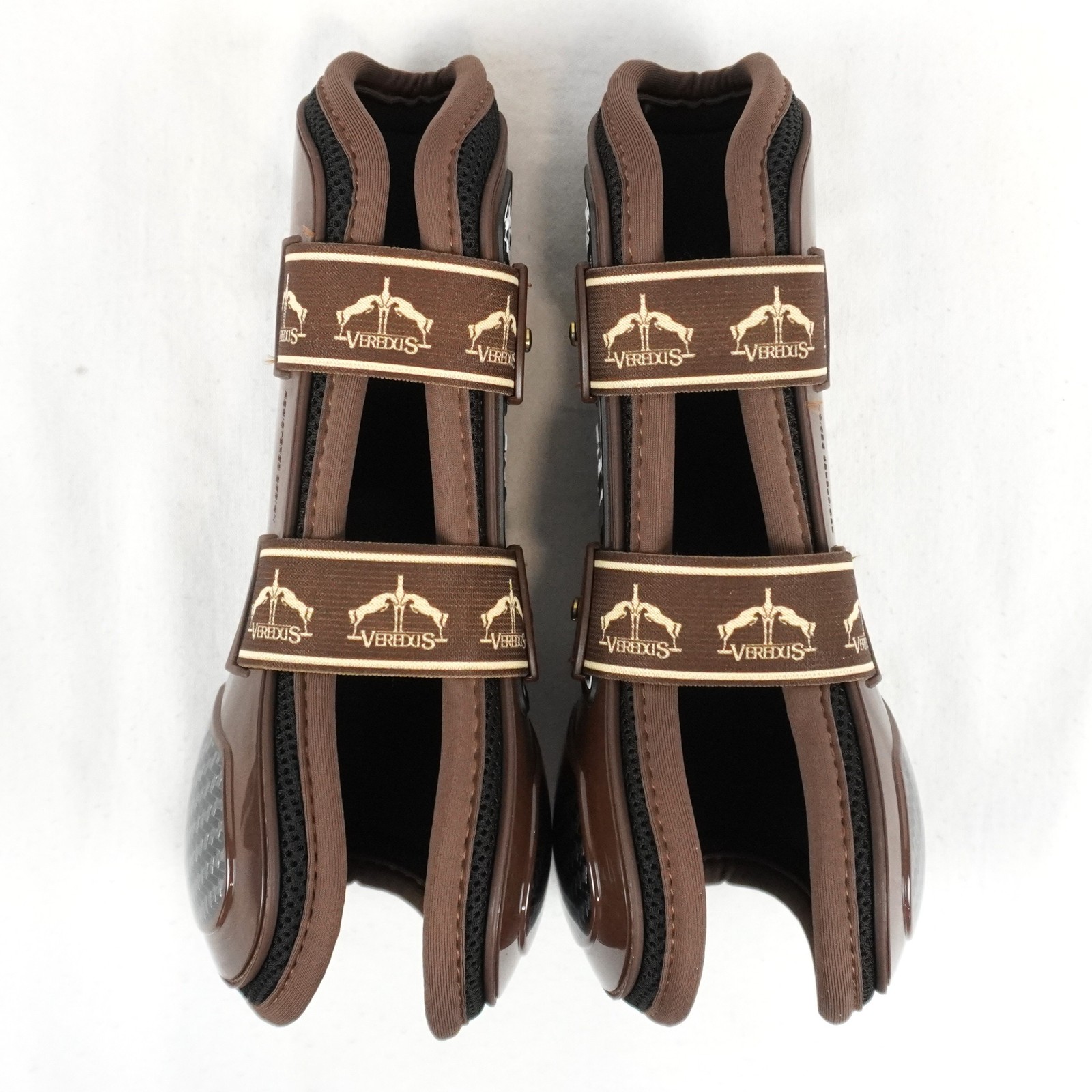 Veredus Carbon Gel Absolute by Ehning Front Tendon Horse Boots In Brown Size M