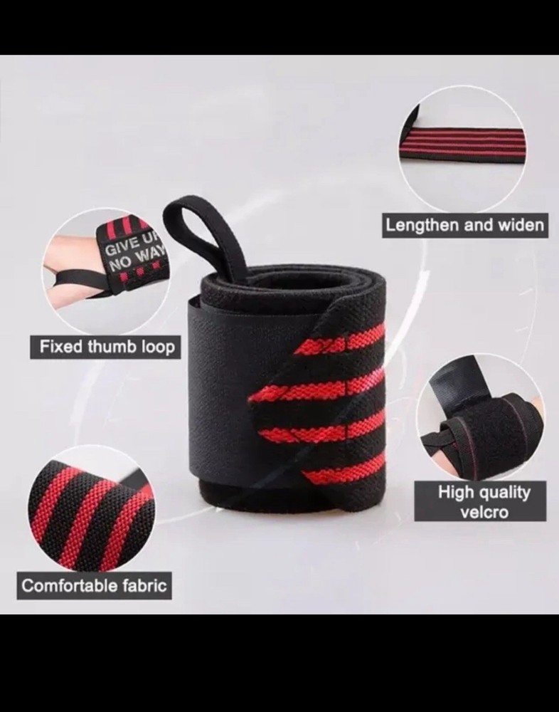 Elite Training Wrist Wraps Fixed Thumb Loop Multi Color Gym Support Unisex