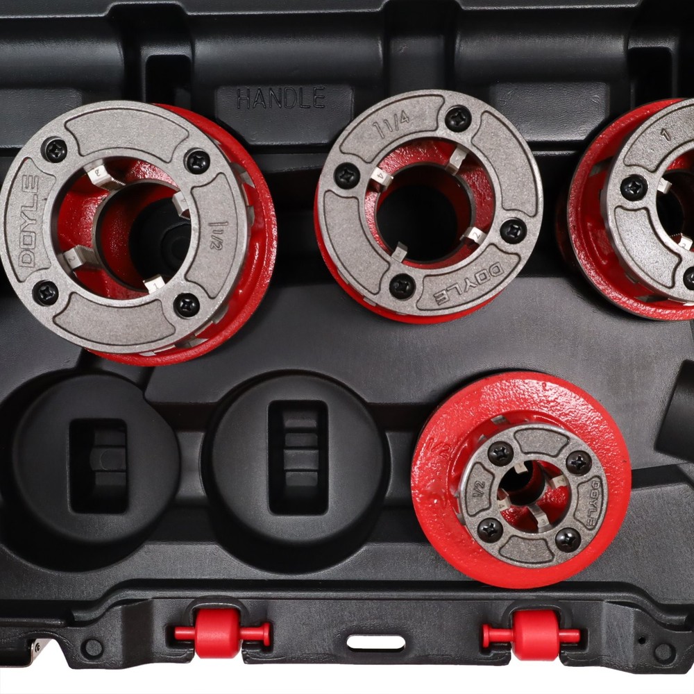 DOYLE 58941 6-Piece Premium Pipe Threading Die Head Kit