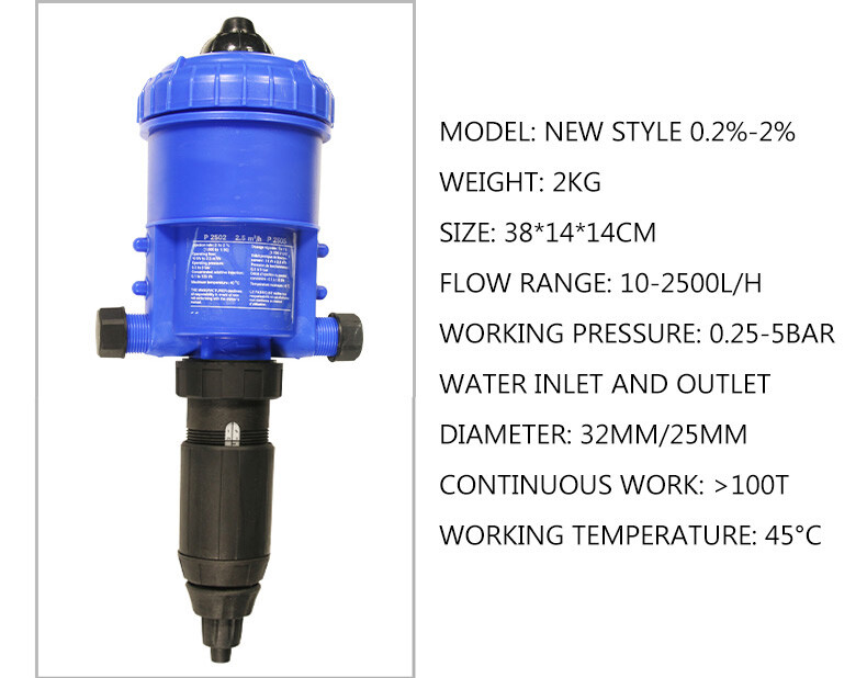 Farming dosing pump Proportional Diluter Automatic ratio dosing device