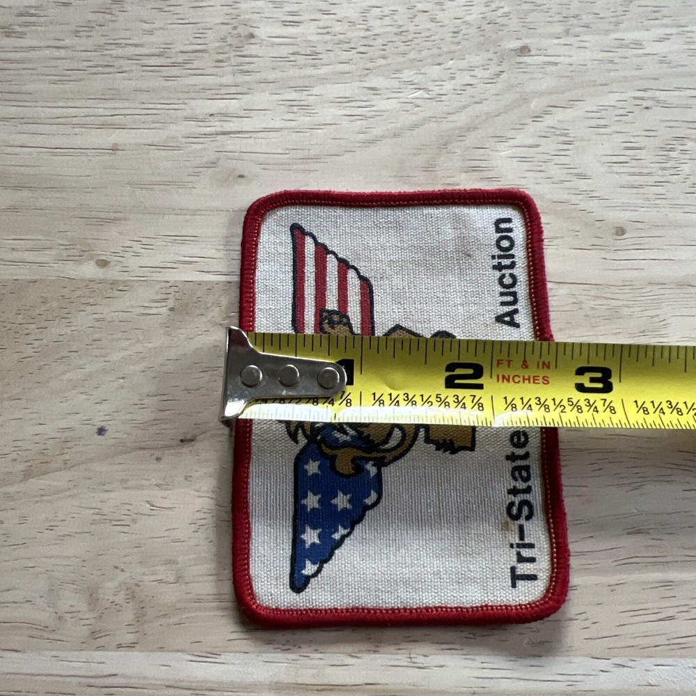 Vintage Tri-State auto auction patch