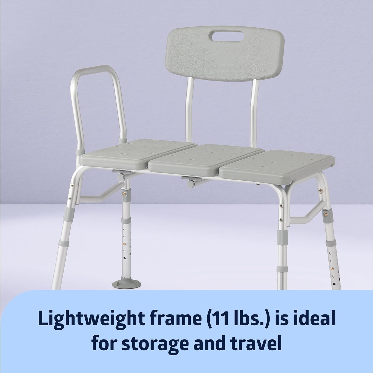 Medline Transfer Bench For Bathtub Height Adjustable Shower (583)