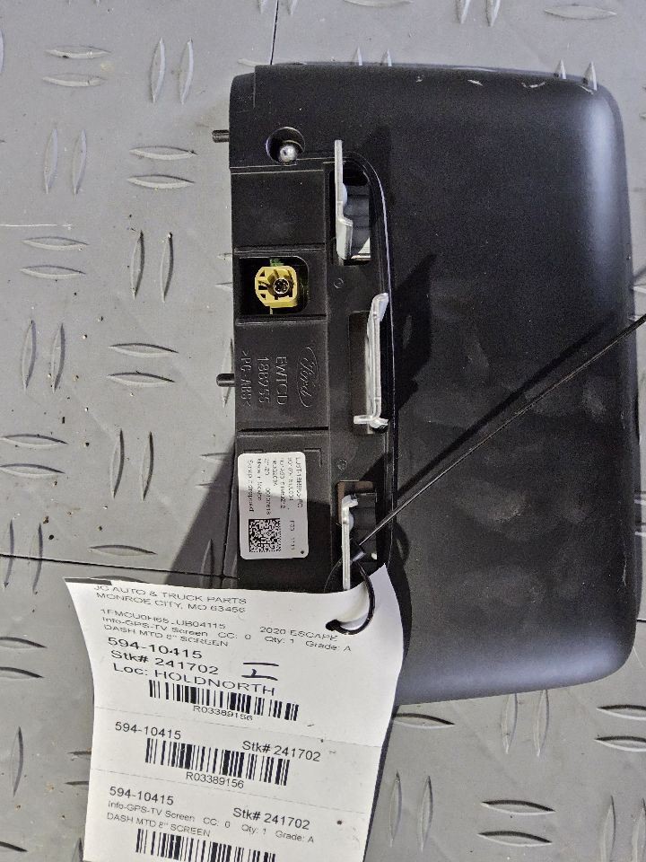 2020 Ford Escape Front 8.0" Display Screen