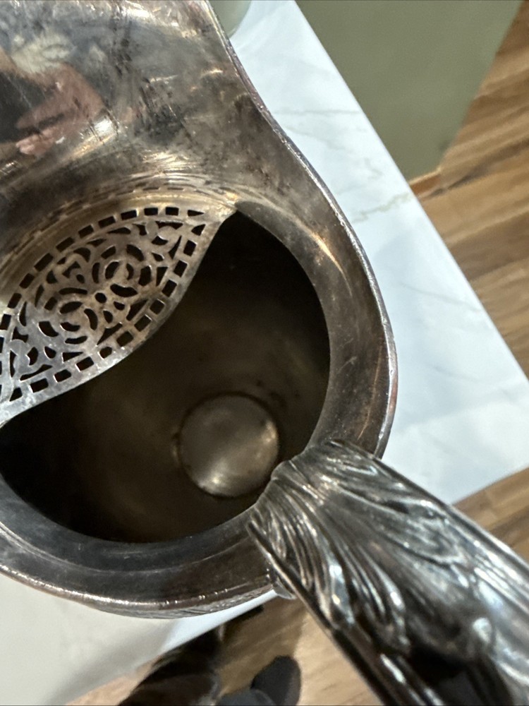 Vintage Silver Plated Water Pitcher