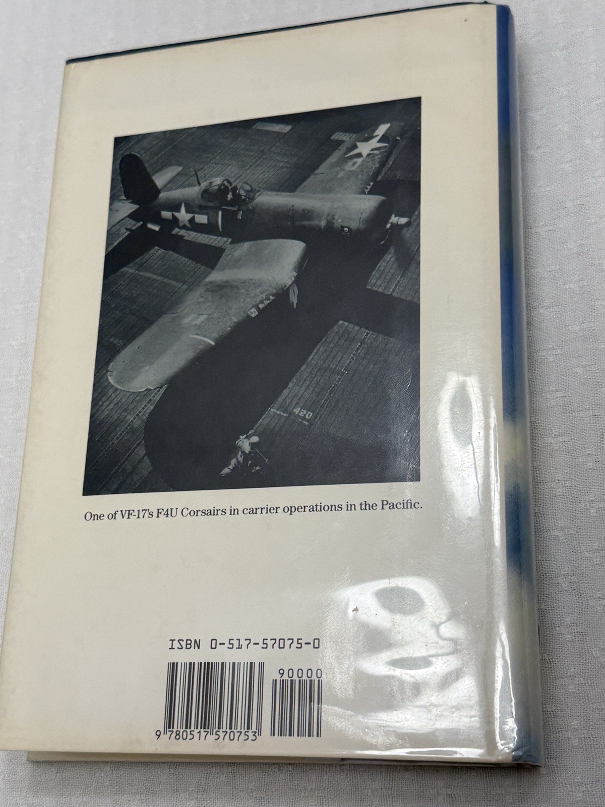 WW2 Signed Book Tom Blackburn Jolly Rogers 1st Edition 1989 Navy Squad VF-17