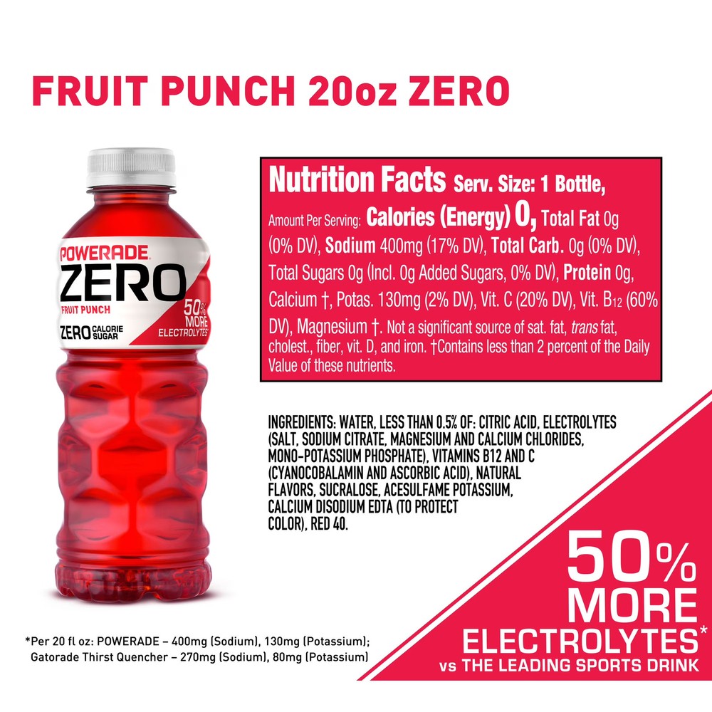 Zero Sugar Electrolyte Sports Drink