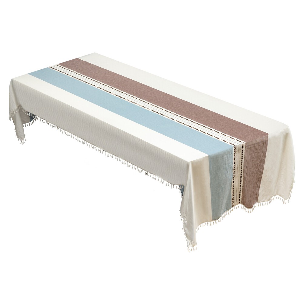Rectangle Table Cloths Rustic Tablecloth Table Cover Waterproof 140*300cm US