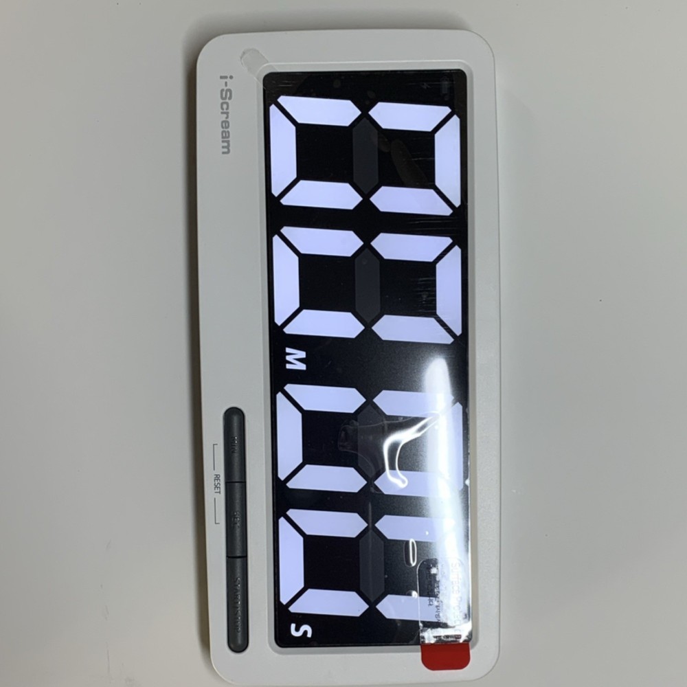 i-Scream IS-T800 Wireless LED Digital Timer White USB Charging Brightness