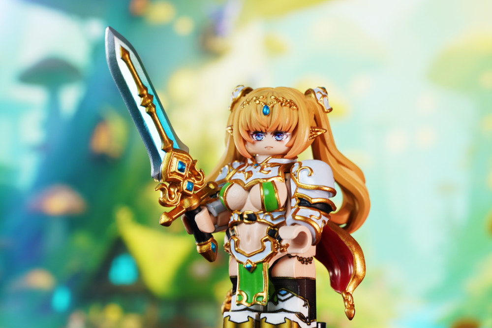 Custom Molded Figurine Accessory - Elf Knight