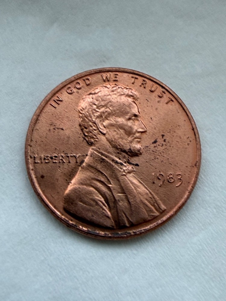 1983 lincoln penny no mint mark!