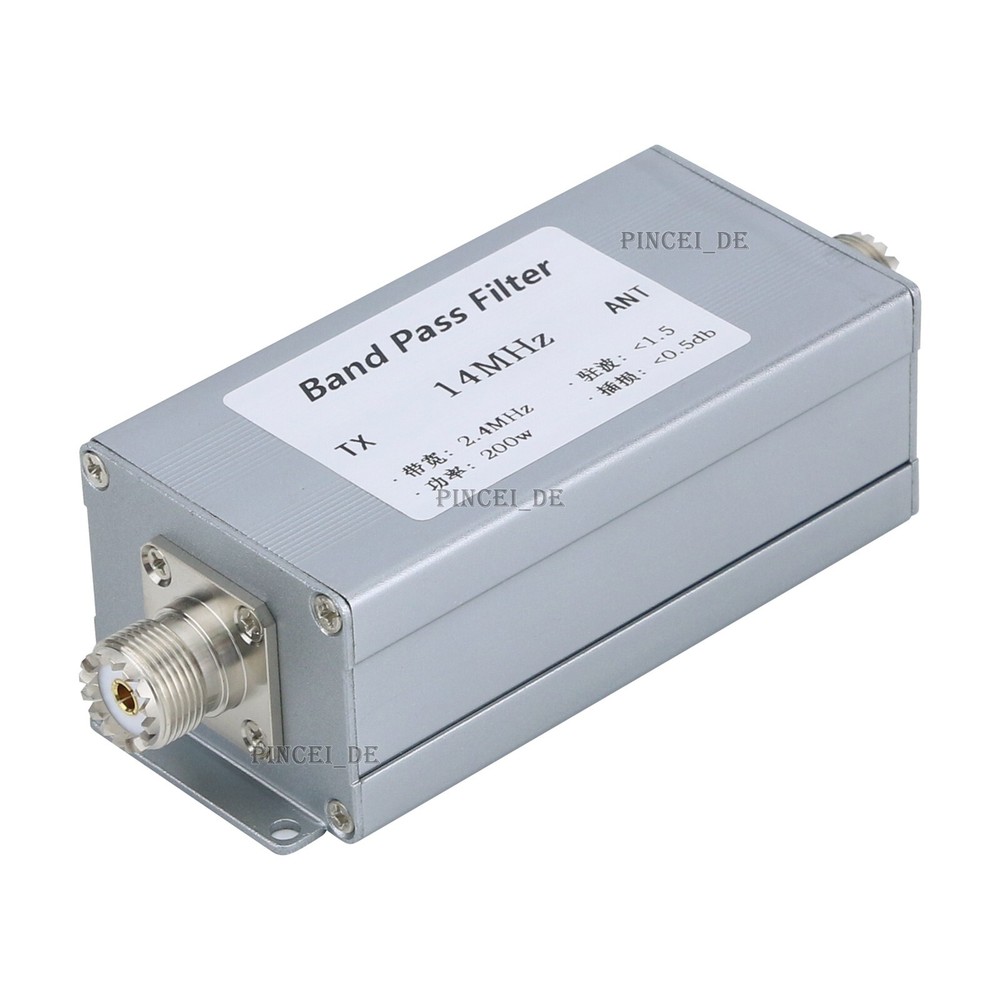 14MHz BPF Band Pass Filter Shortwave Communication High Isolation Degree Filter