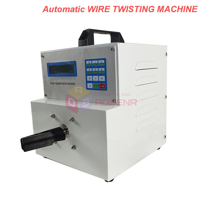 NEW Auto Microcomputer CNC Wire Twisting Bounching Machine Wire Twister 110/220V