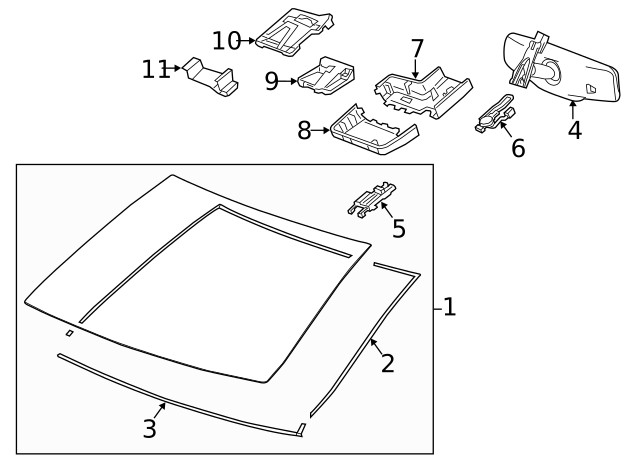 Genuine GM Mount Bracket 23414549