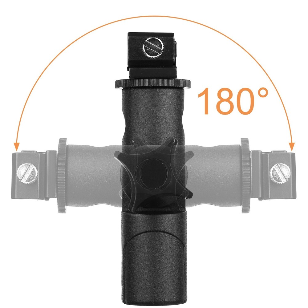 2Pack Camera Flash Speedlite Mount Swivel Light Stand Bracket with Umbrella R...