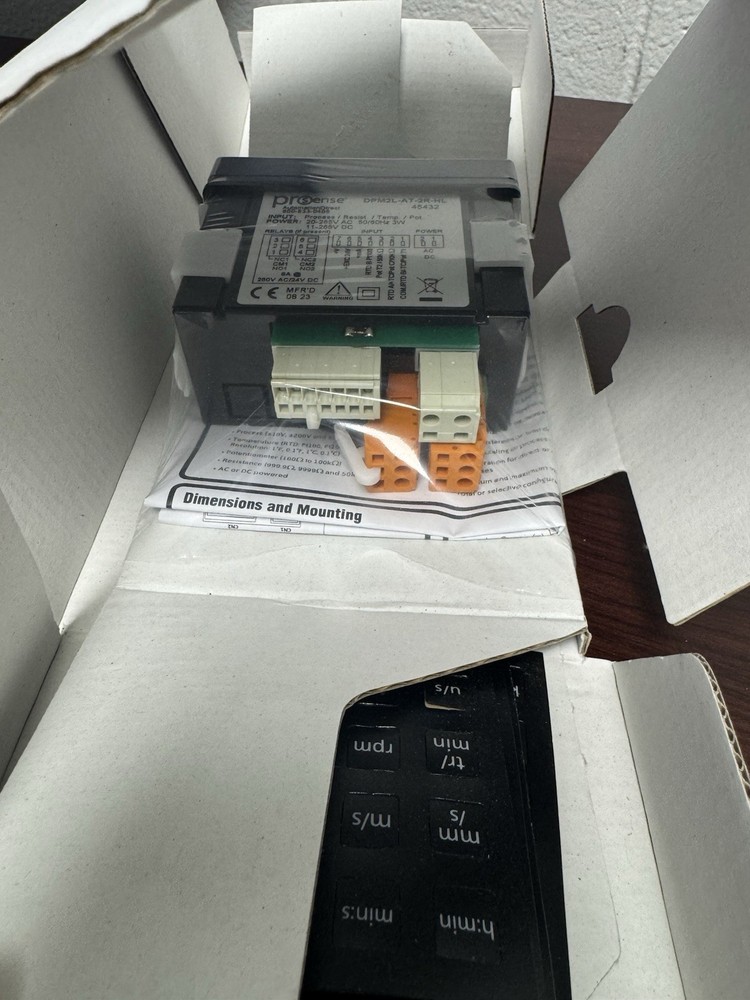 ProSense DPM2L-AT-2R-HL digital panel meter