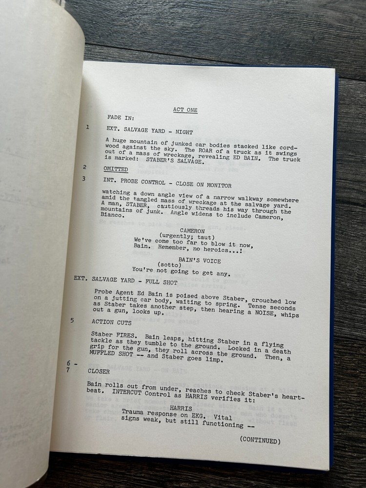 SEARCH TV Show Script The 24 Carat Hit Revised Final Draft 1972 Jack Turley