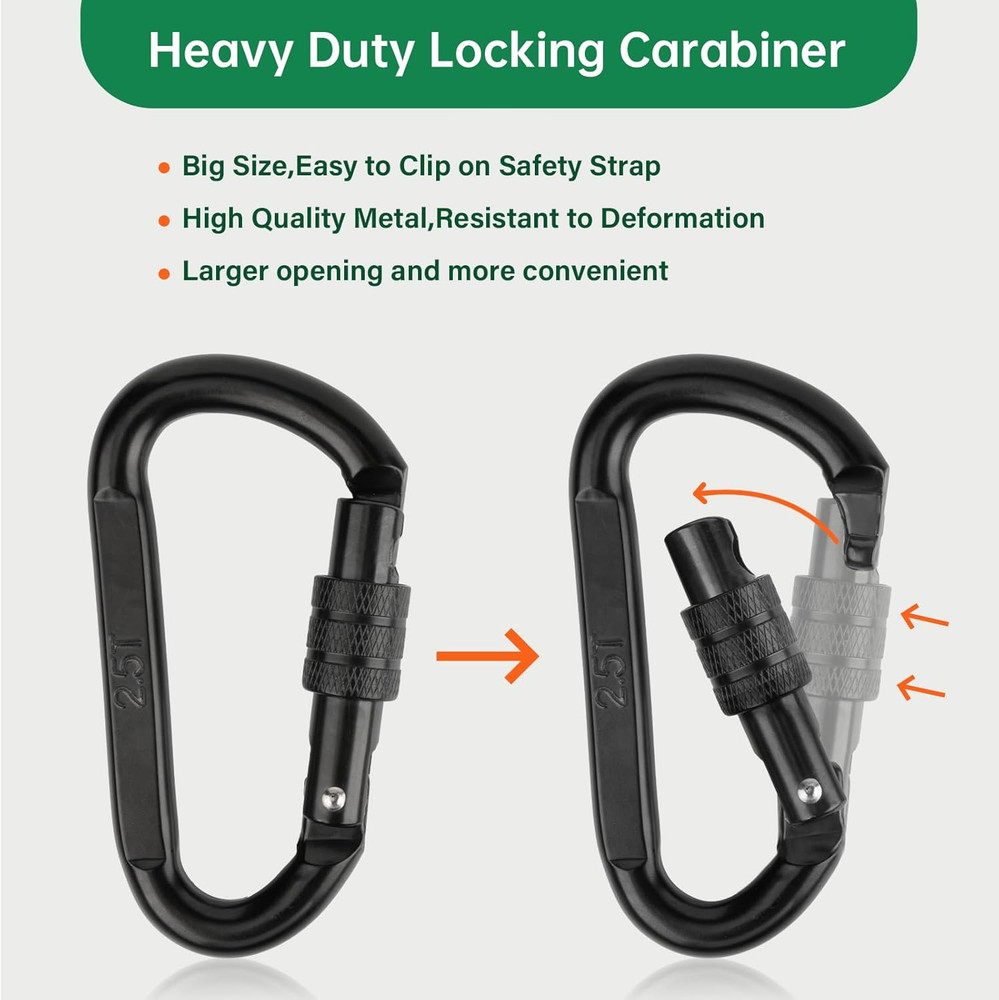 Tree Strap for Hunter Safety System Quick-Connect, Climbing Tree Stand Hunting H