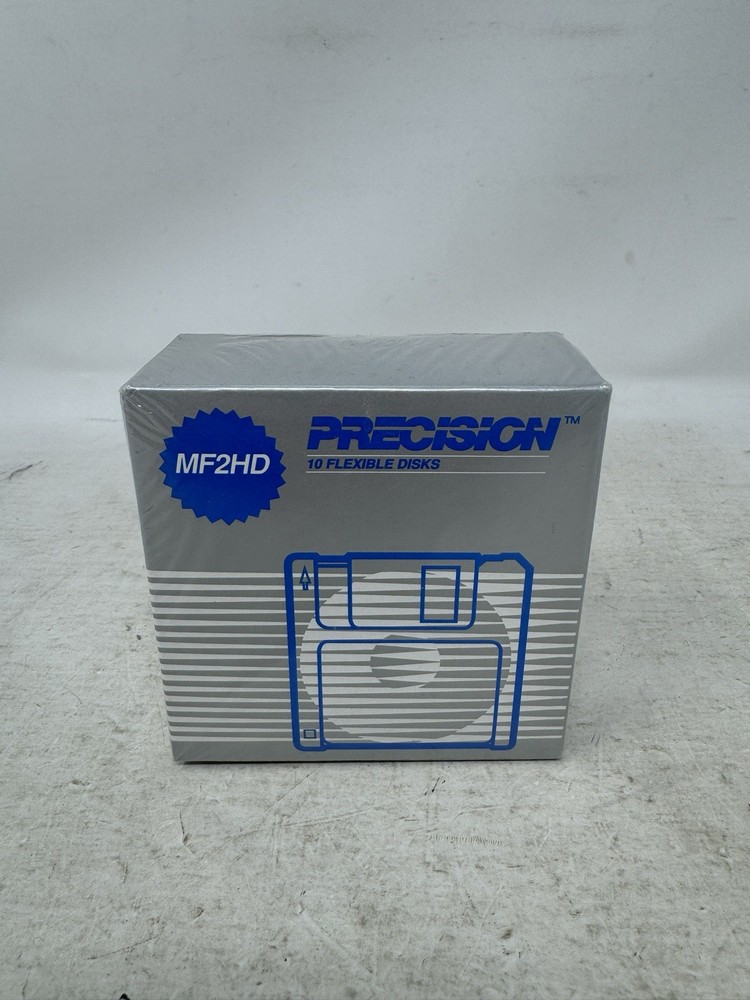 Precision 3.5" Floppy Disk NEW Sealed 10 Pack MF2HD