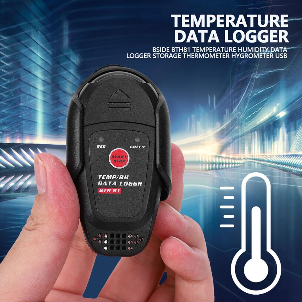 BSIDE BTH Temperature Humidity Data Logger Storage Thermometer Hygrometer