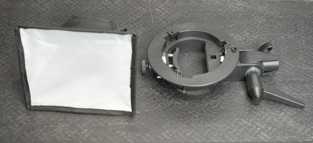 Strobe Holder and Soft Box
