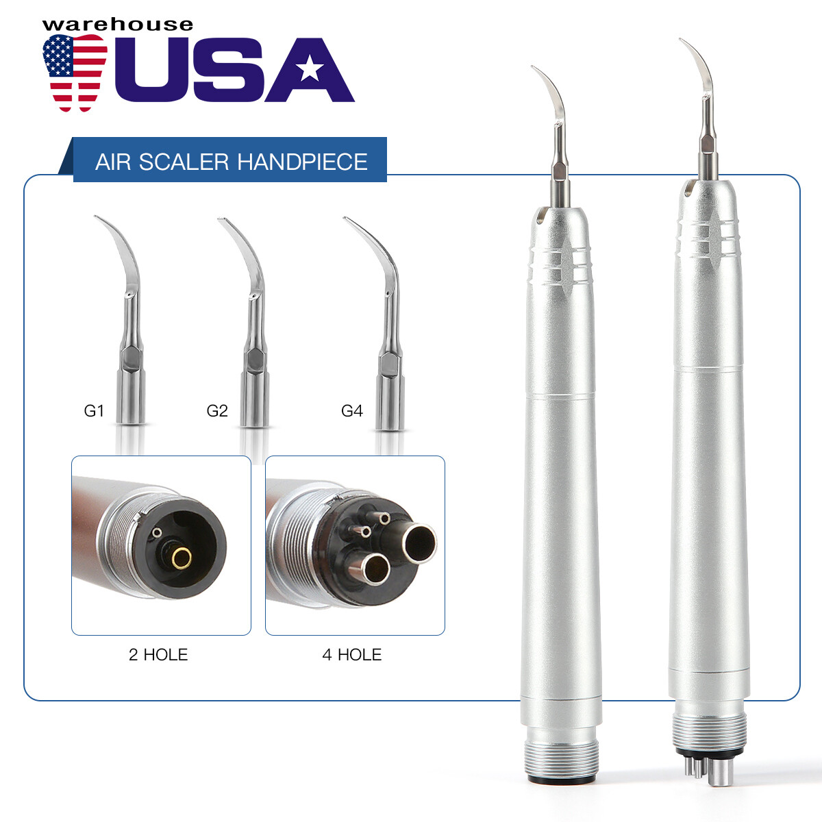 Dental Mobile Turbine Unit Weak Suction/High&Low Speed Handpiece+Air Scaler 4H