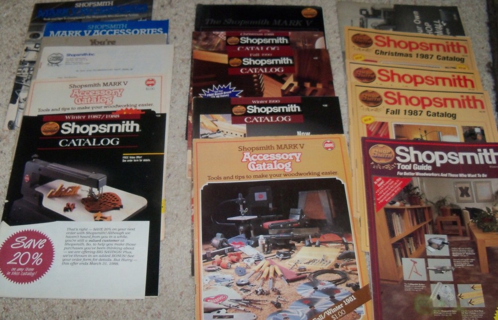 Shopsmith Self Study Course, Hands On Mags Plans Manuals Catalogs, 19.6 POUNDS