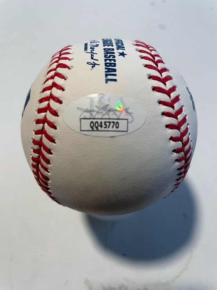 PAVIN SMITH signed auto autograph Baseball Inscribed 2017 1st Rd Pick JSA