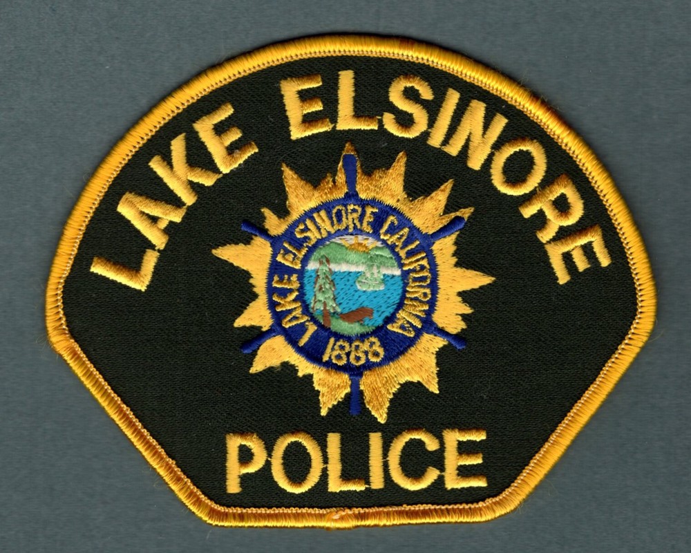Lake Elsinore California Police Patch