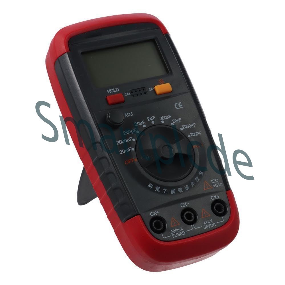 NEW Professional Capacitor Tester 200PF-20MF Handheld Digital Capacitance Meter