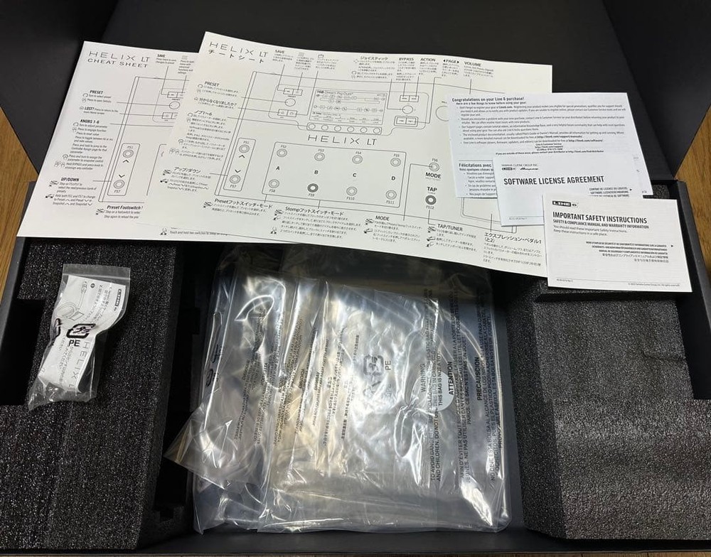 Line 6 HELIX LT Guitar Amp Simulator Multi-Effects Processor