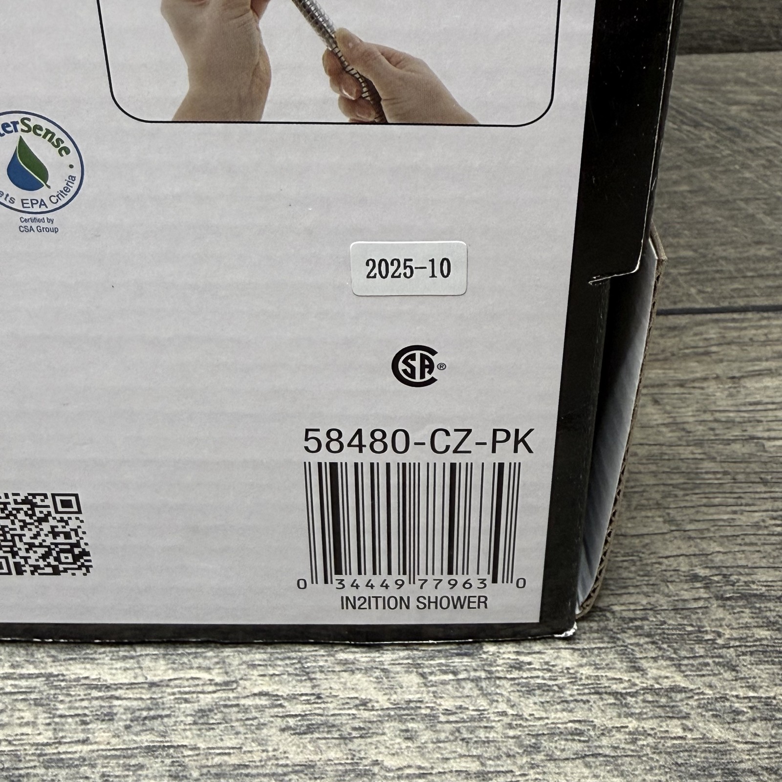 Delta 58480-CZ-PK In2ition 2-in-1 Shower Head Handheld Champagne Bronze NEW