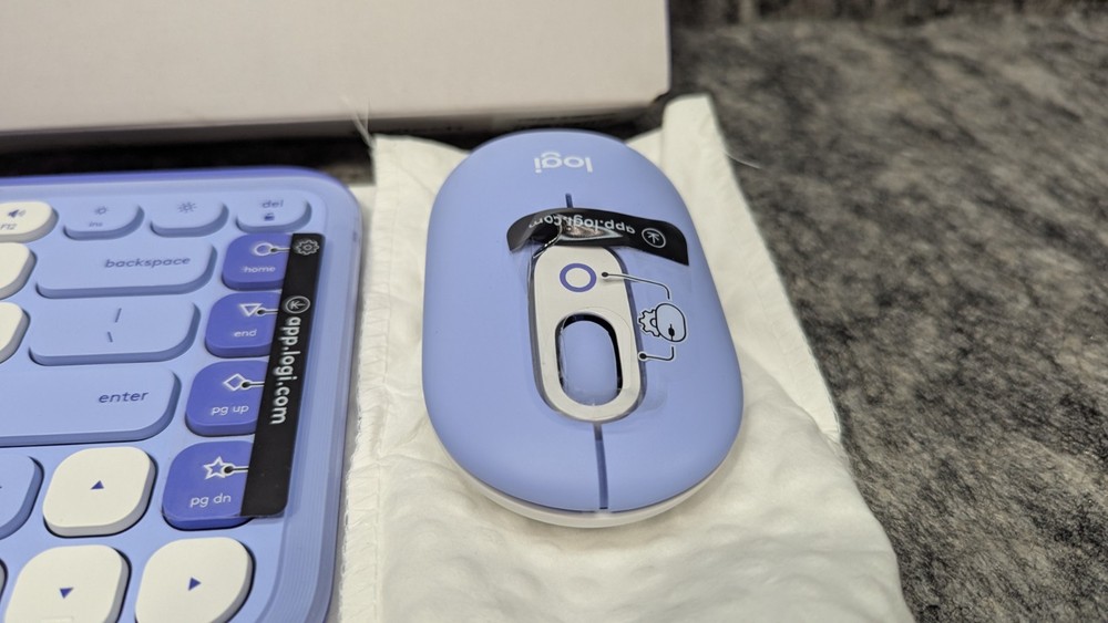 Logitech POP ICON Combo, Bluetooth Keyboard and Mouse Combo Lilac 🔥NEW🔥