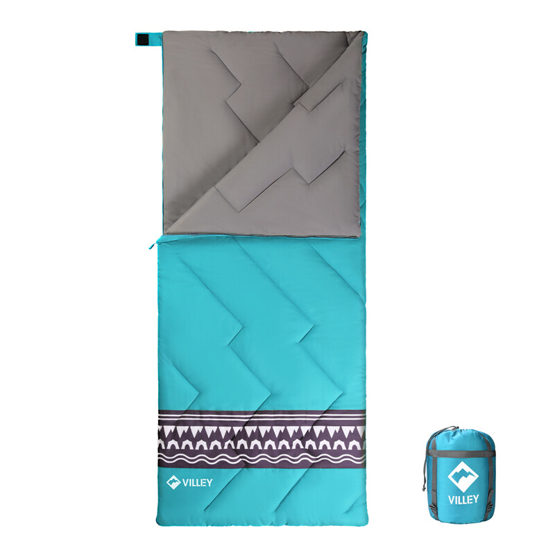 VILLEY Camping Sleeping Bag Lightweight Backpacking Sleep Bag w/Compression Sack