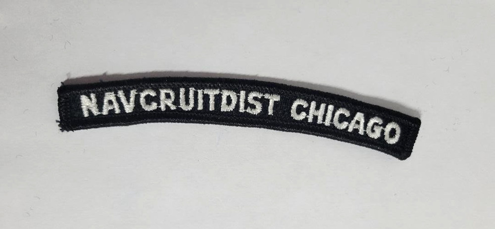 US Navy NAVCRUITDIST CHICAGO Navy Recruiting District Chicago Segment Patch