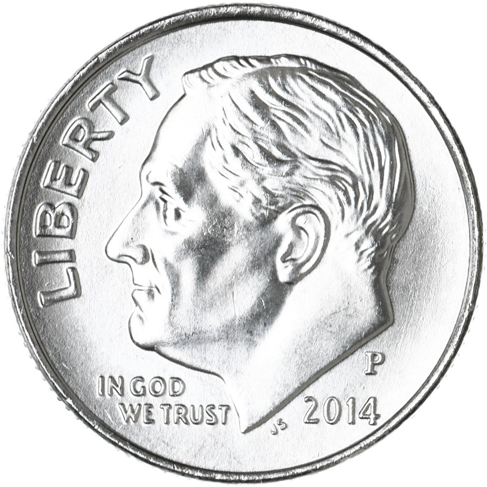2014 P Roosevelt Dime BU US Coin