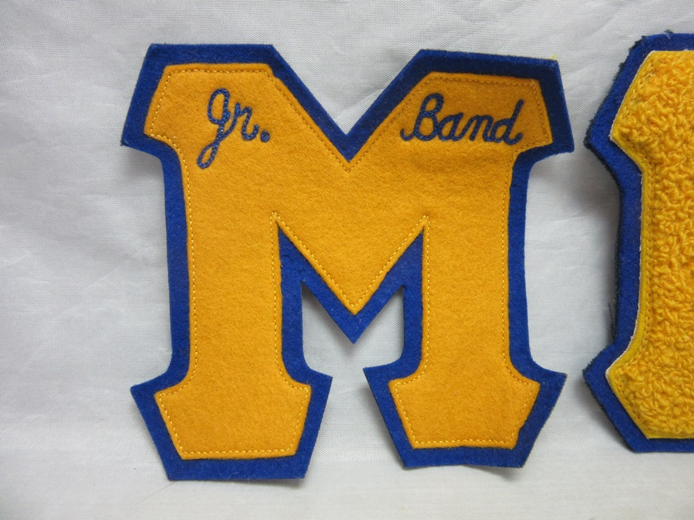 2 Vintage Junior Band uniform patches