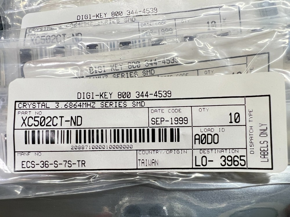 ECS-36-S-7 XC502CT-ND