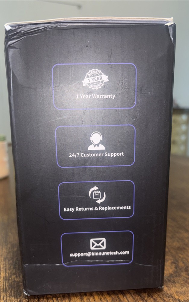 Binnune Wireless Gaming Headset, New Open Box Model Bw02