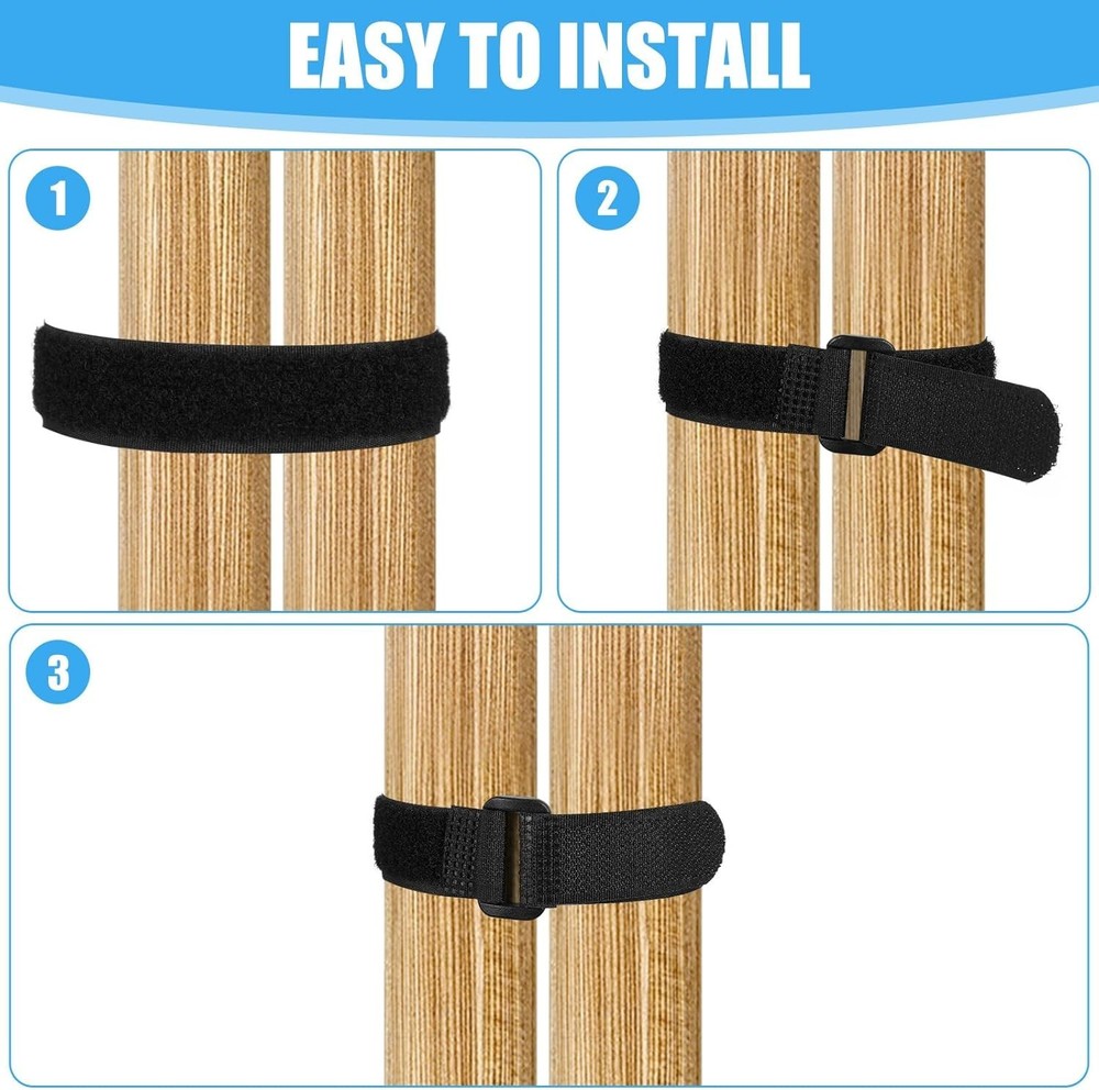 Compact 10PCS Couch Connector Straps - Effortless Assembly for Modern Homes