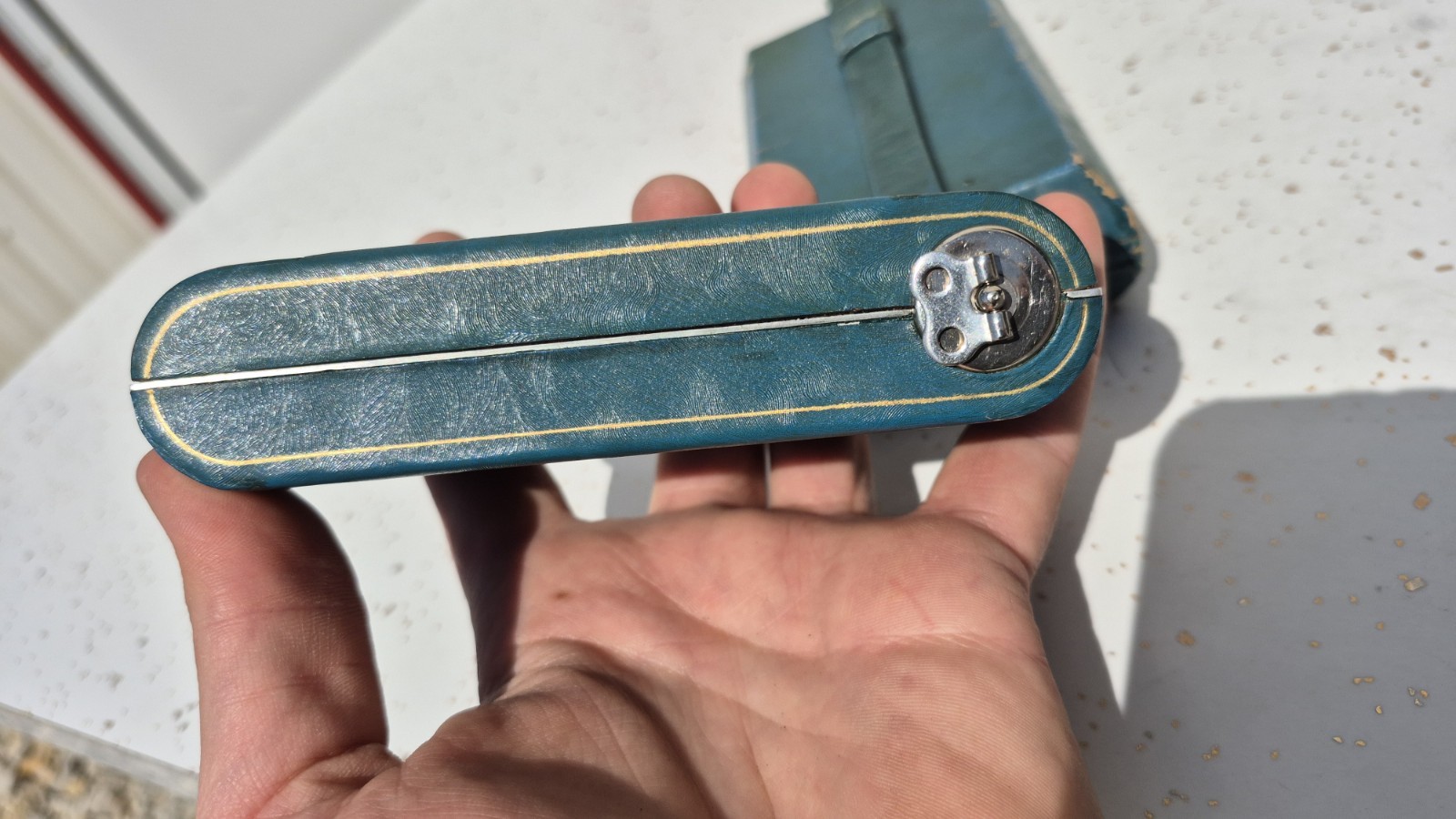 Kodak Eastman Blue Vest Pocket III Folding Bellows Camera