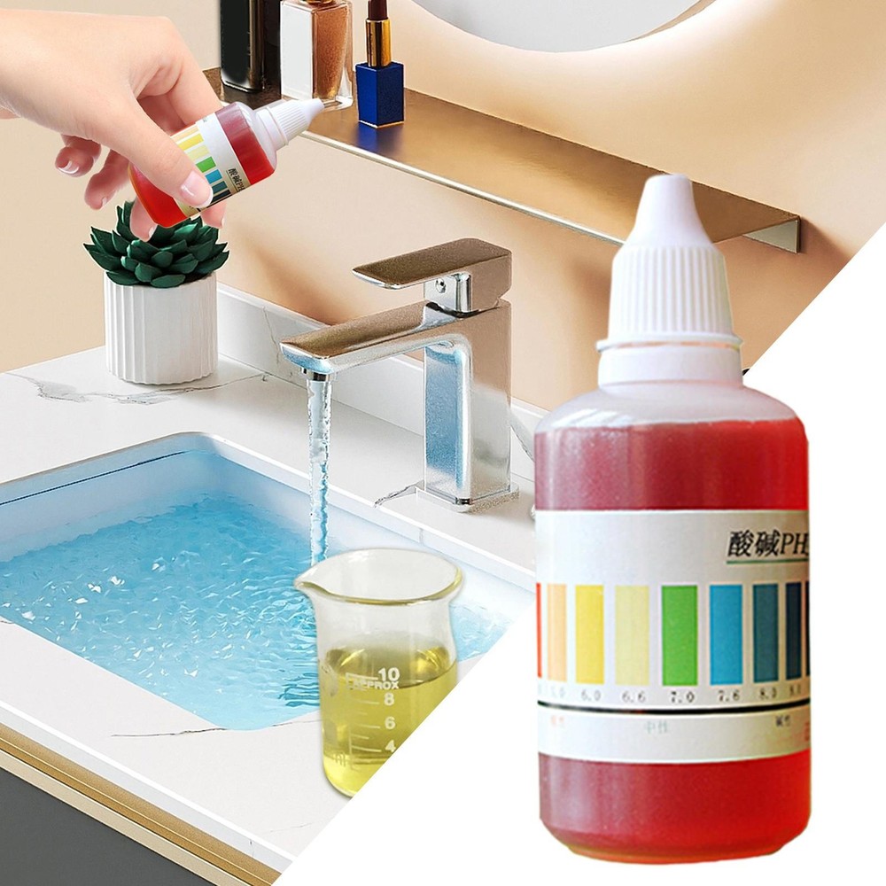 50ml pH Test Drops Indicator, Aquarium Water Quality Testing Agent, New