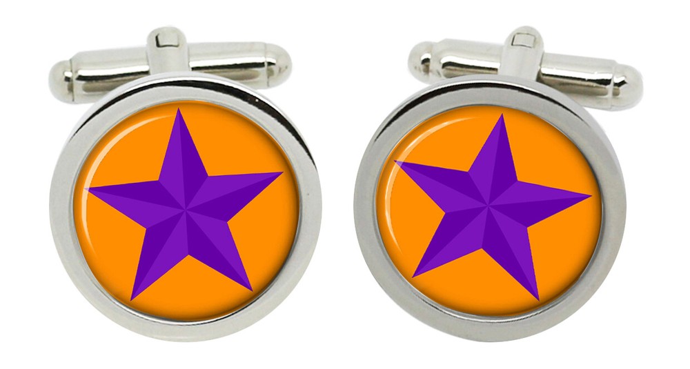 The Orange Order Cufflinks in Chrome Box