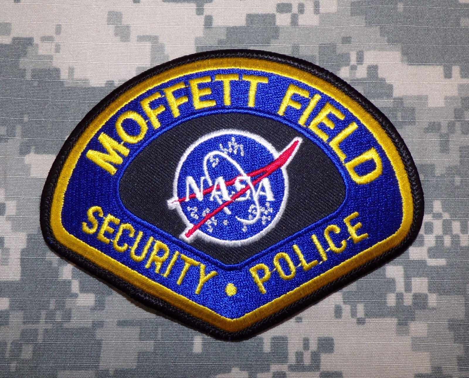 Original USA NASA Moffett Field Security Police Embroidered Patch