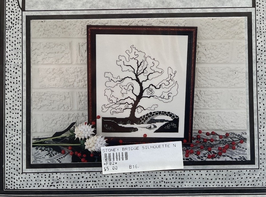 Simply Old-Fashioned STONEBRIDGE SILHOUETTE Needlepoint Pattern & Instructions