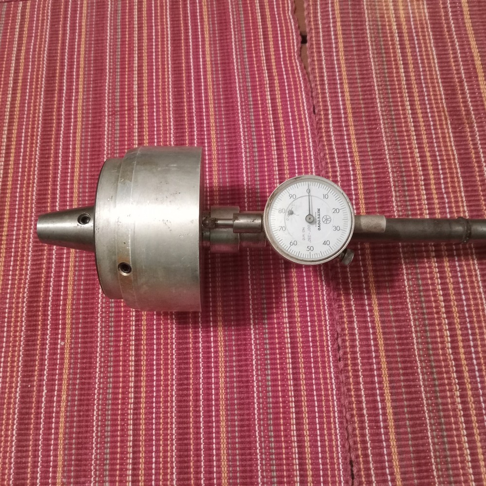 Mitutoyo Depth Indicator Gauge with Tool Attachment for Dial Test Indicator
